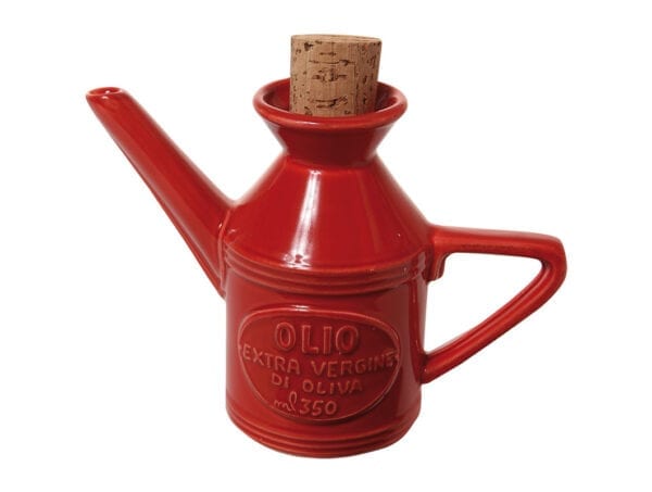 Ampolla Olio in ceramica – Rossa