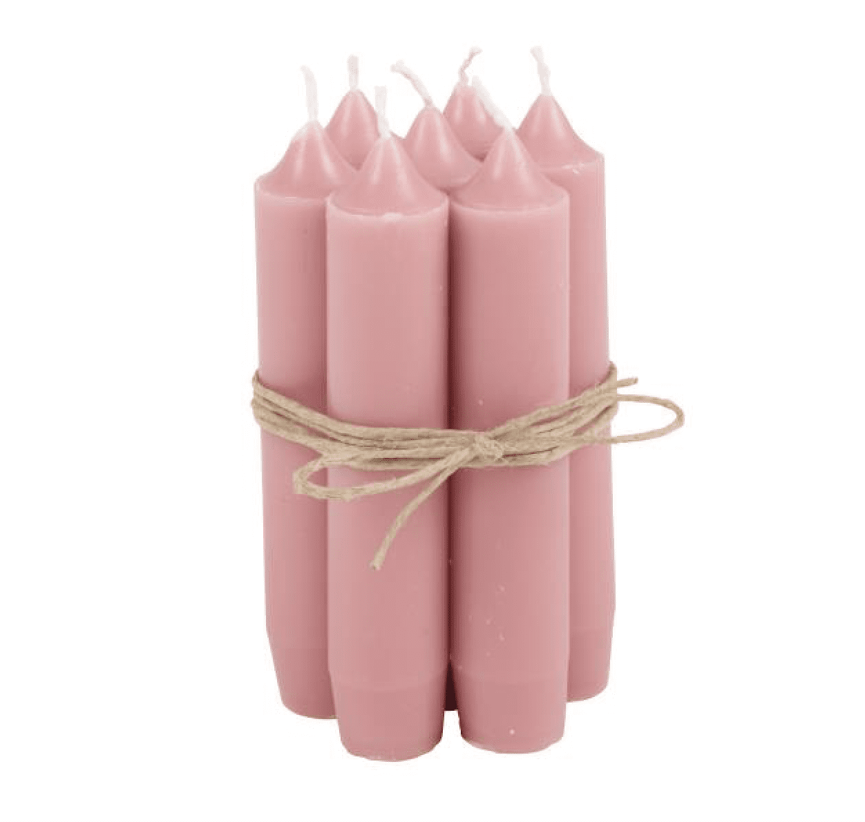 Set 6 candele corte – Rosa Peonia
