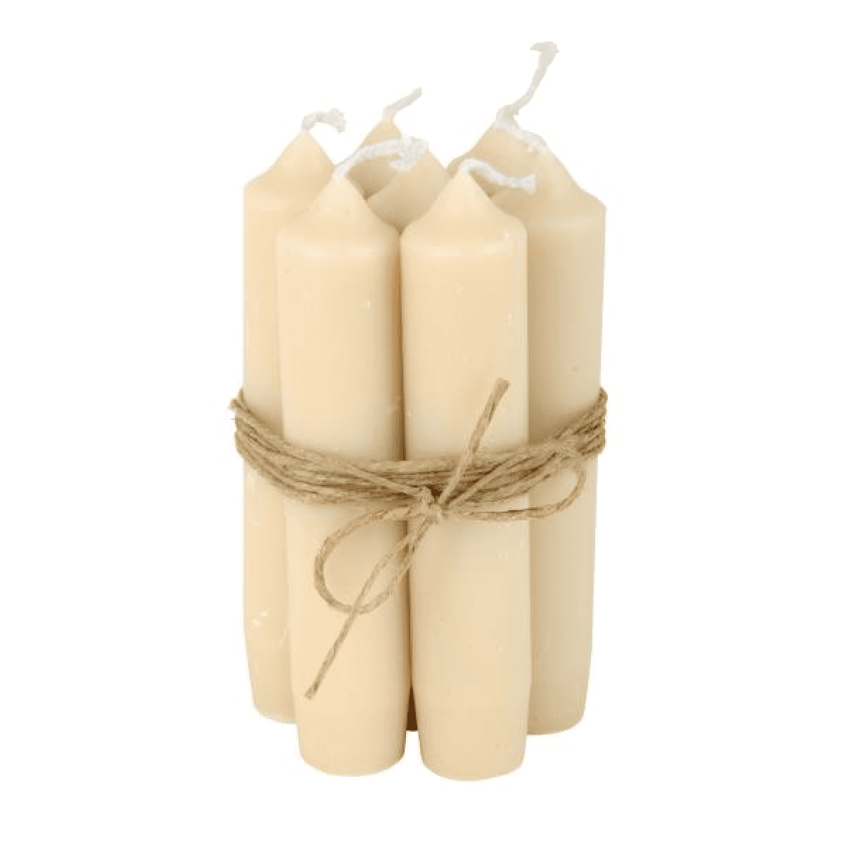 Set 6 candele corte – Beige