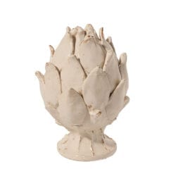 Carciofo piccolo in ceramica- Bianco