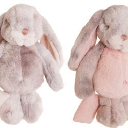 Peluche Sleeping Bunny – Grigio e beige