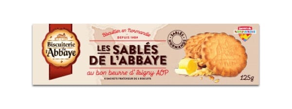 Biscotti Les Sablés de l’Abbaye – 125gr