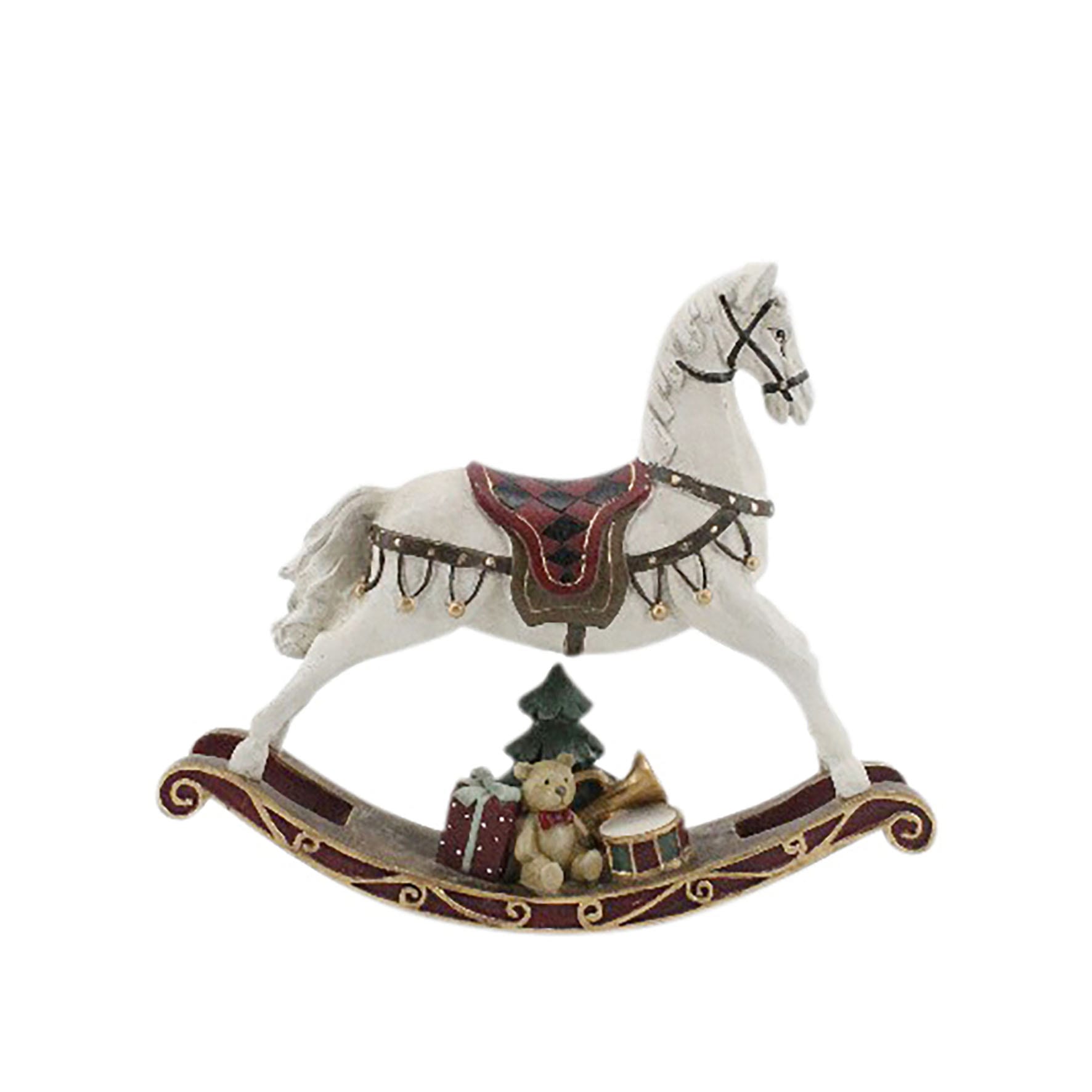 Dondolino medio con Cavallo e decorazioni