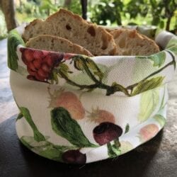 Porta pane in cotone – Frutti di Bosco