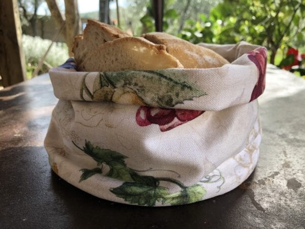 Porta pane in cotone – Uva