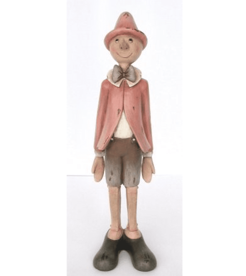Pinocchio con giacca e cappellino Rosa