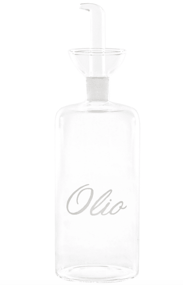 Oliera in vetro borosilicato-“Olio” – 570ml