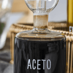 Bottiglia “aceto balsamico” in vetro borosilicato
