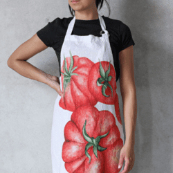 Grembiule in lino – Pomodori