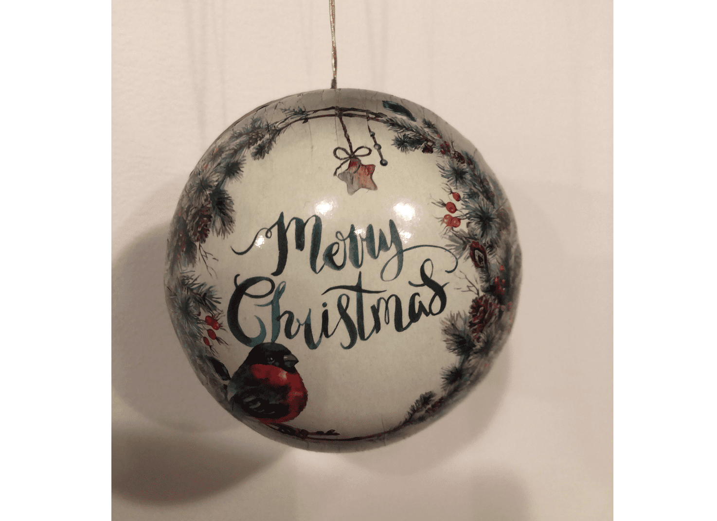 Palla di Natale apribile – “Merry Christmas”