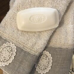 Coppia asciugamani – Crema