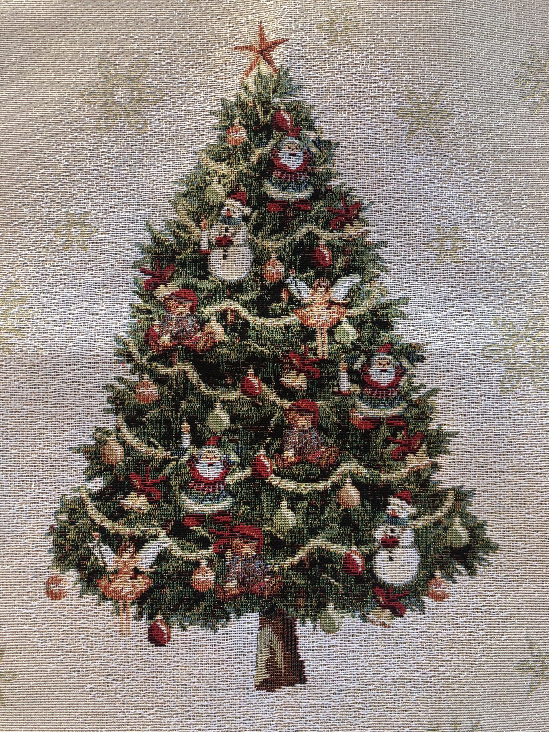 Tovaglia in gobelin 100×100 – Albero di Natale