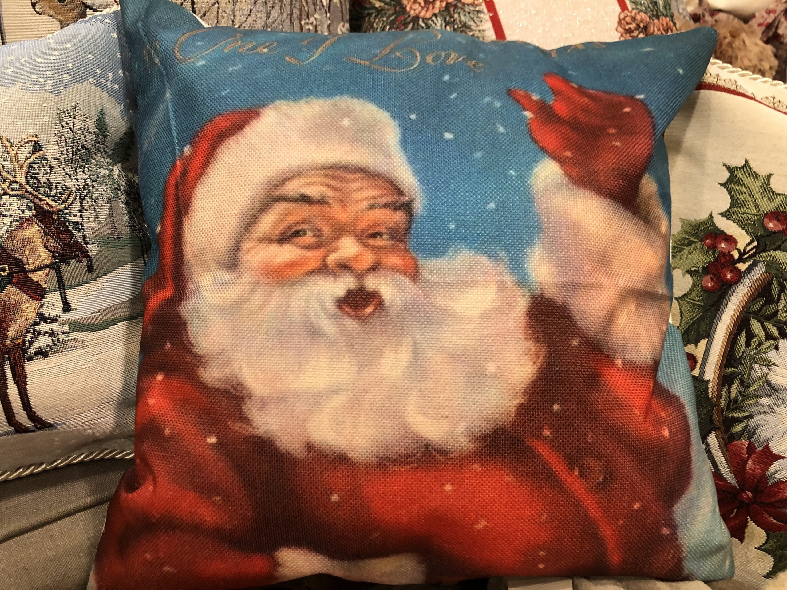 Cuscino quadrato – Babbo Natale