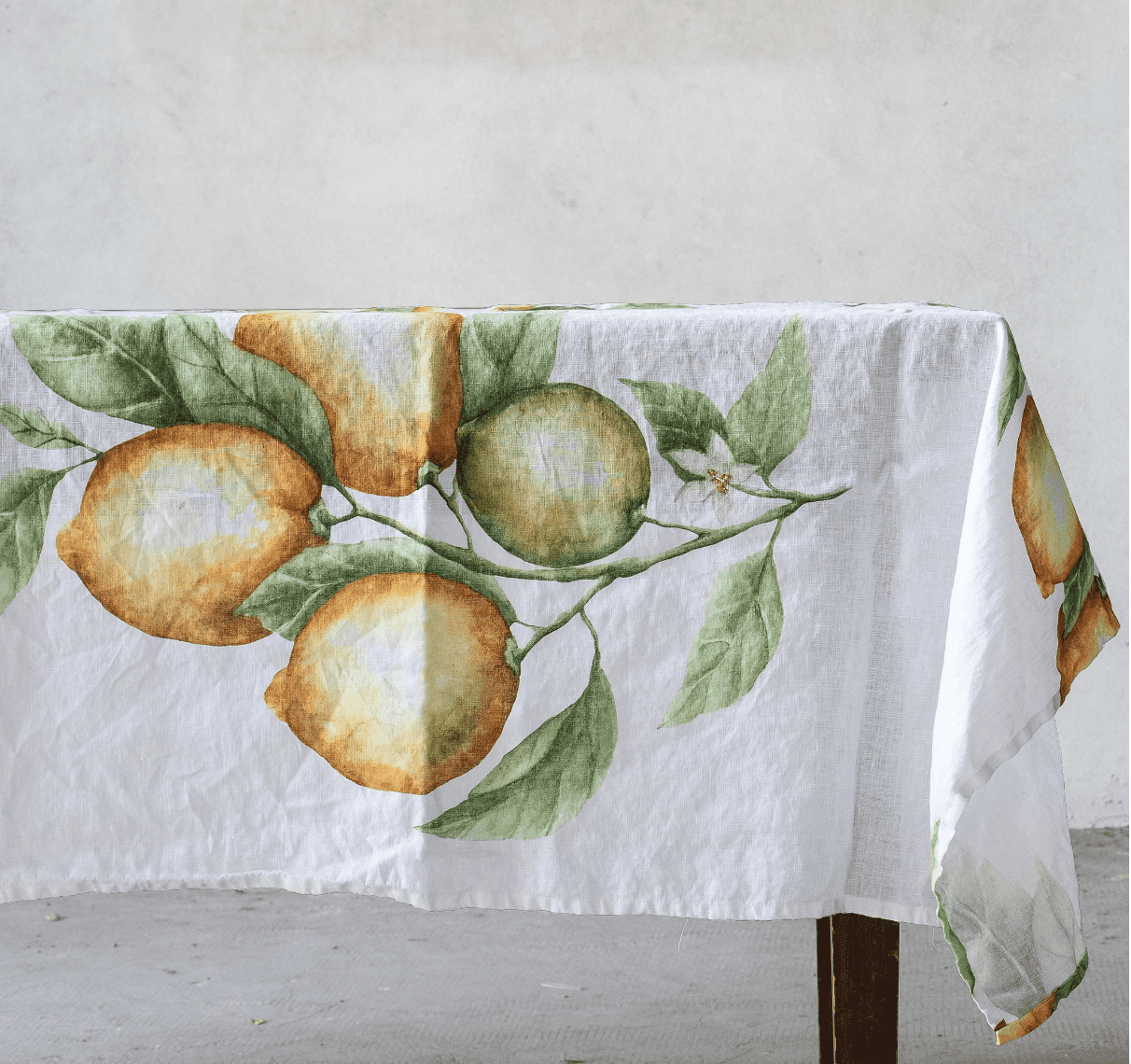 Tovaglia in lino Limoni – 150×260