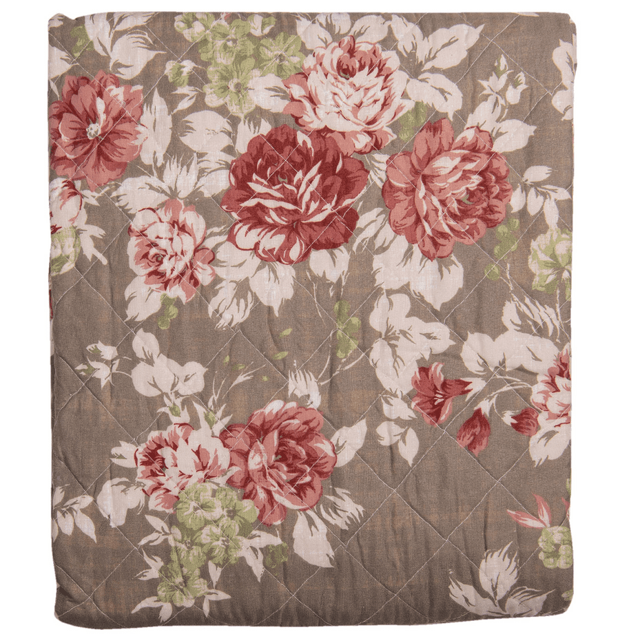 Cuscino 40x40 cm in poliestere con decoro floreale per sedie Fleurs