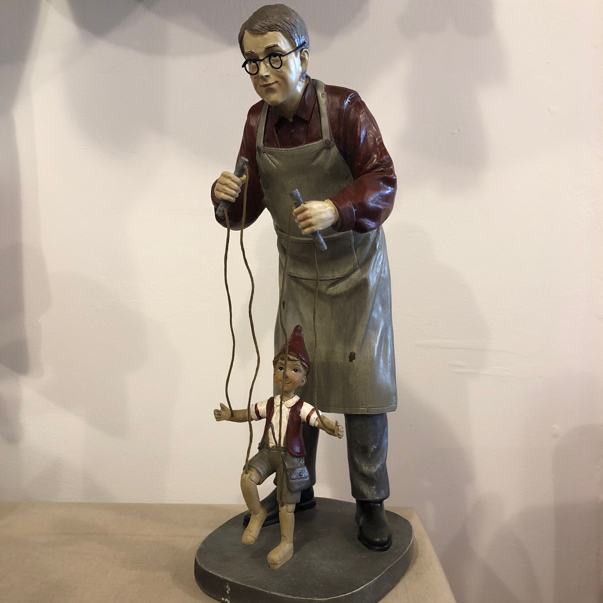 Addobbo Vintage – Geppetto con Pinocchio