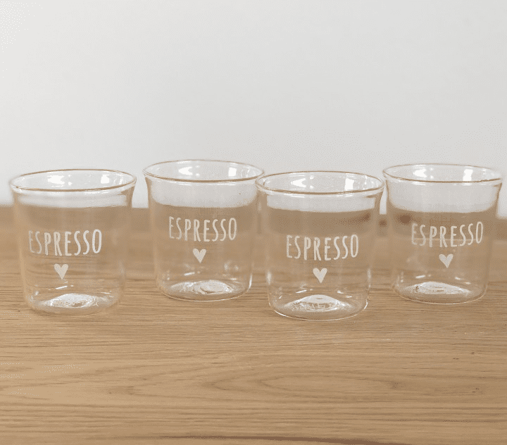 SET 4 Bicchierini  “Espresso”