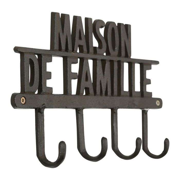 Gancio ” MAISON DE FAMILLE” in ghisa