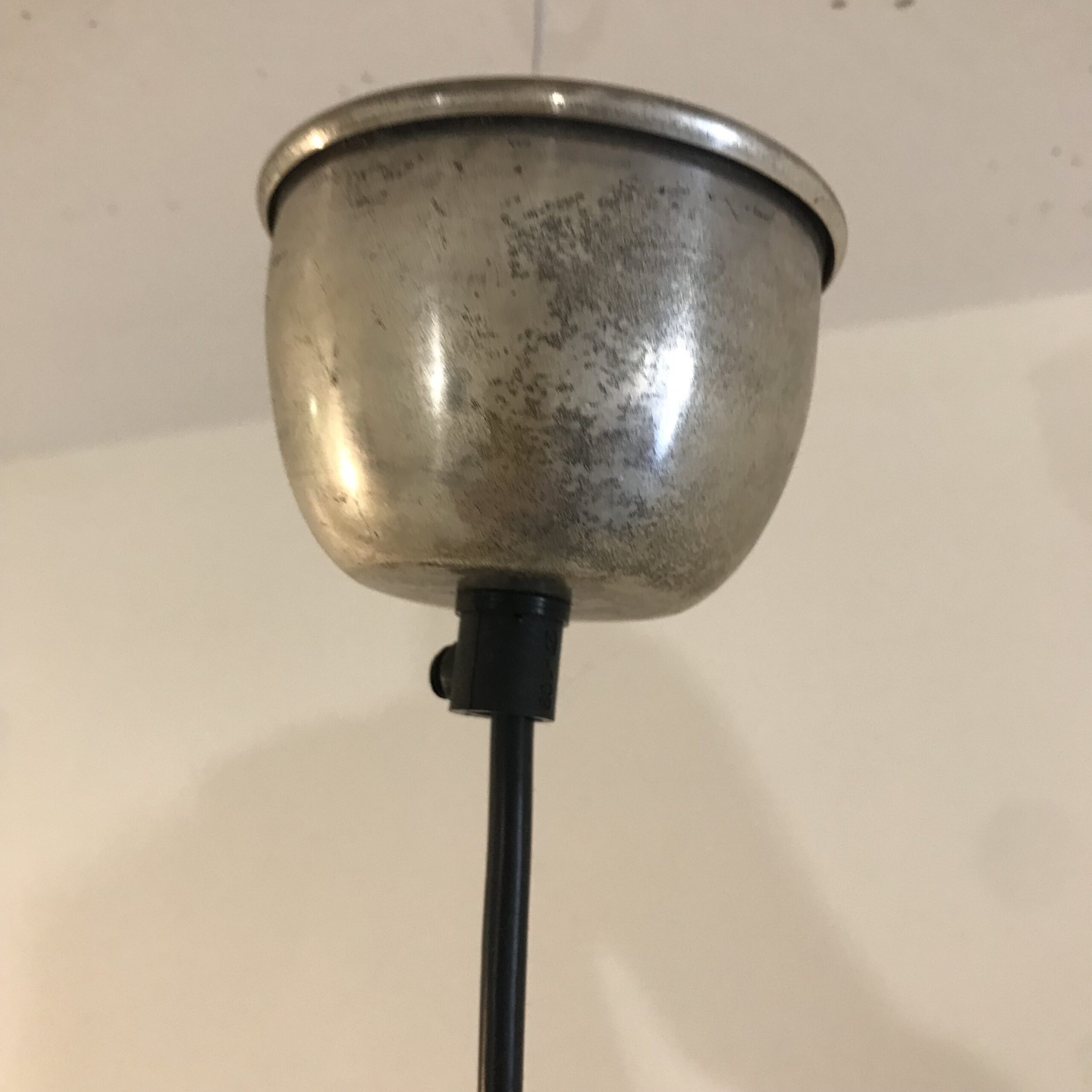 lampadario in vetro rigato