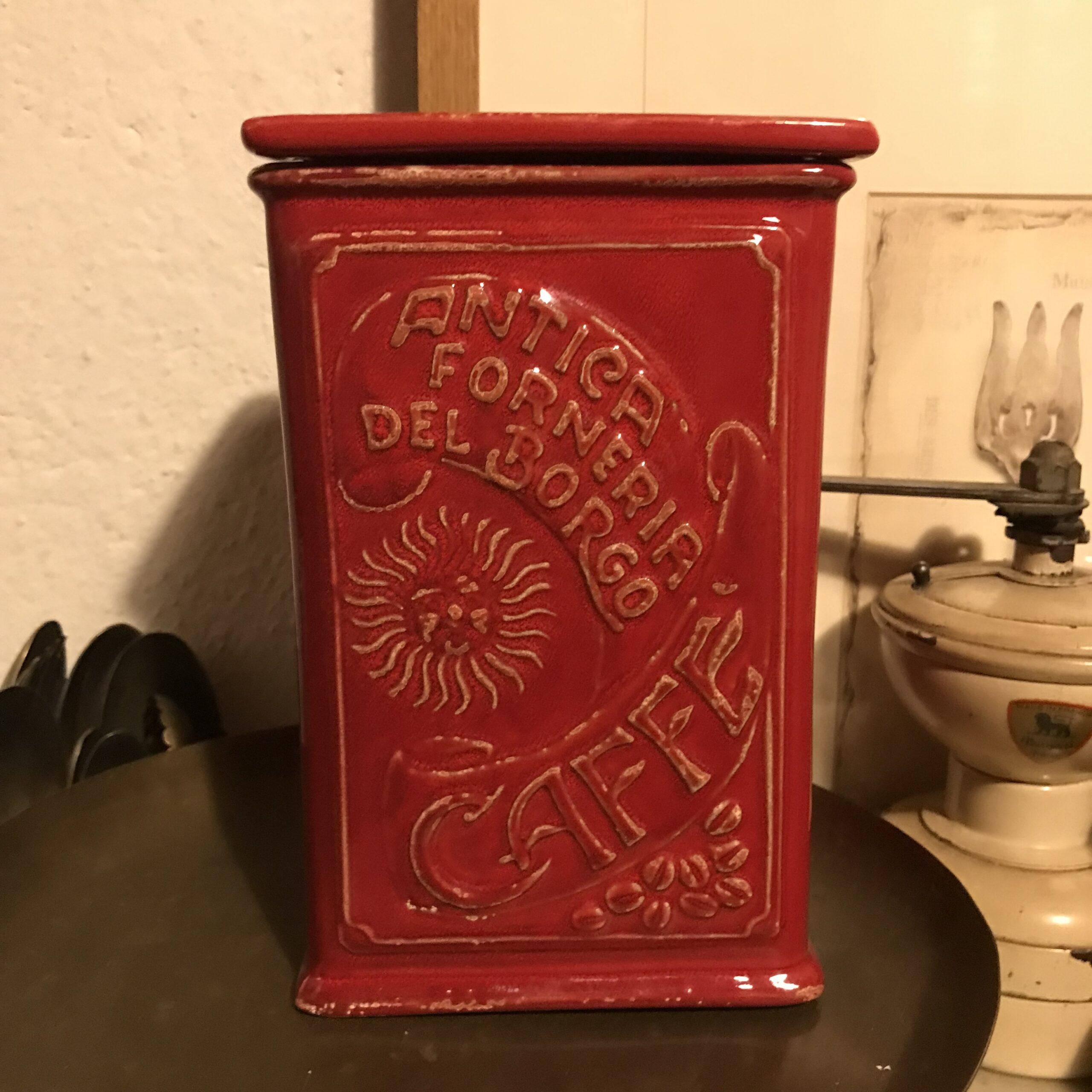 Barattolo per Caffé in ceramica – Rossa